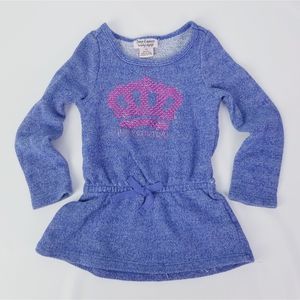 Juicy Couture Sweater Top Embellished Elastic Wais